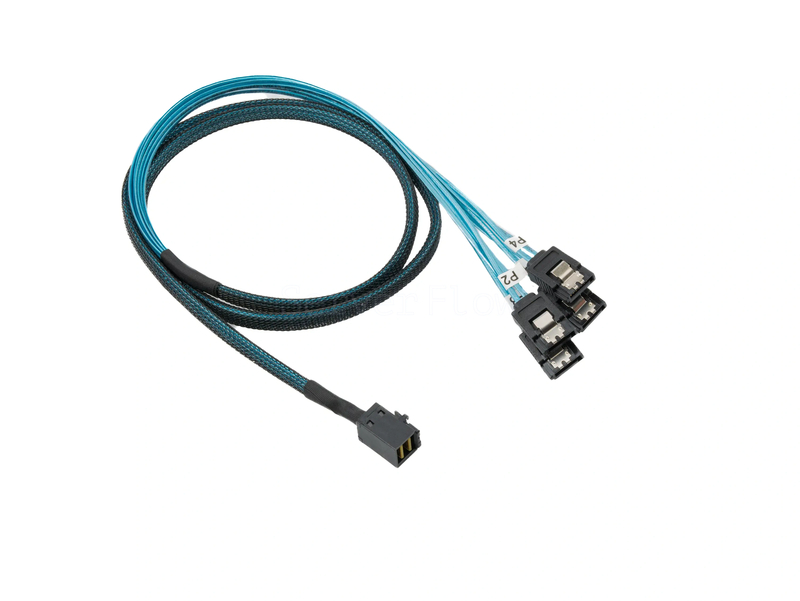 Кабель  SFF8643 - 4x SATA 1м