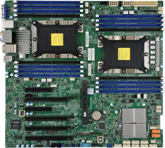 Материнская плата Supermicro X11DAI-N (E-ATX, 2x LGA3647, 16 DIMM) [MBD-X11DAi-N]