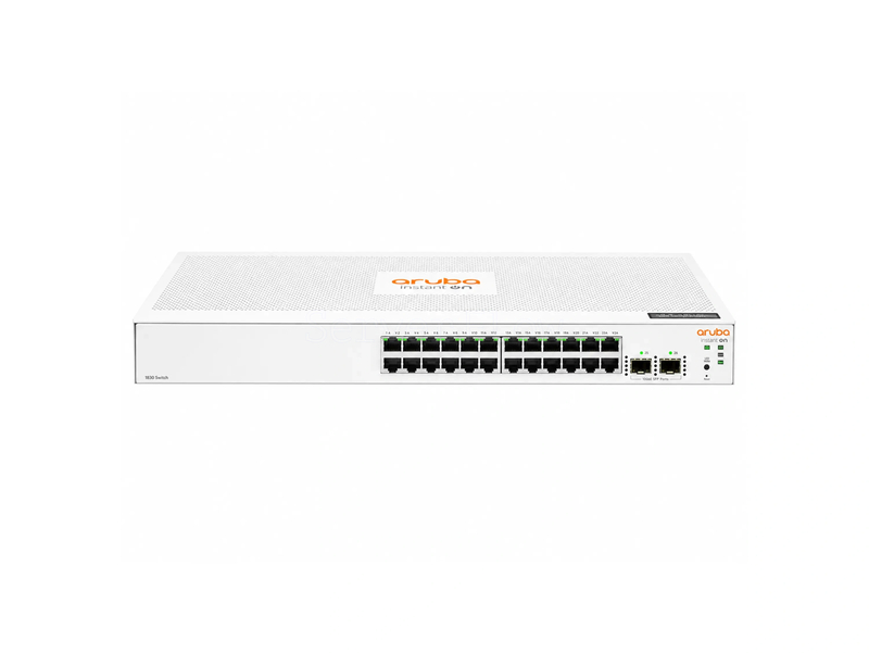 Коммутатор HPE Networking Instant On 1830 24G (24x RJ-45 1 Гбитс, 2x SFP 1 Гбитс) [JL812A]