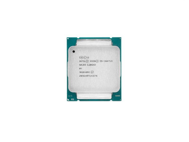 Процессор Intel Xeon E5 2667v3 (8c/16t, 3.2GHz-3.6GHz, 135W)