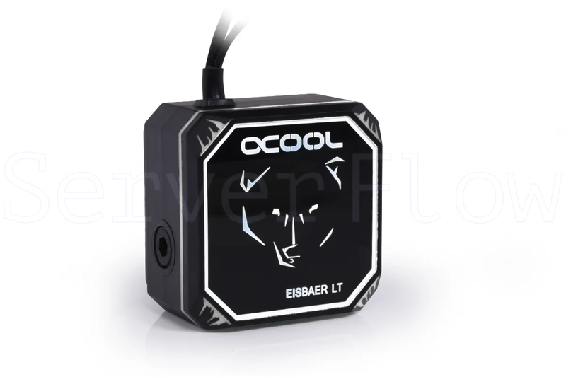 Водоблок Alphacool Eisbaer Aurora LT Solo - Black (LGA1700 / SP6, 1U) [4250197130660] 1