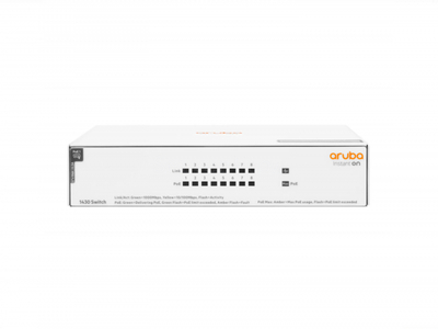 Коммутатор HPE Networking Instant On 1430 8G Class4 PoE (8x RJ-45 1 Гбит/с) [R8R46A]