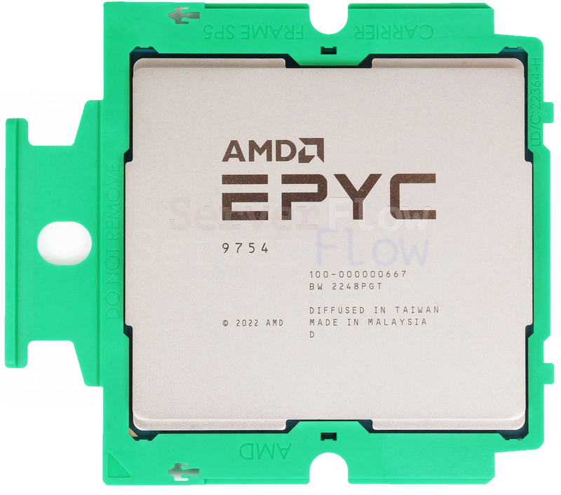 Процессор AMD EPYC 9754 (128/256, 2.25GHz-3.1GHz, 360W)
