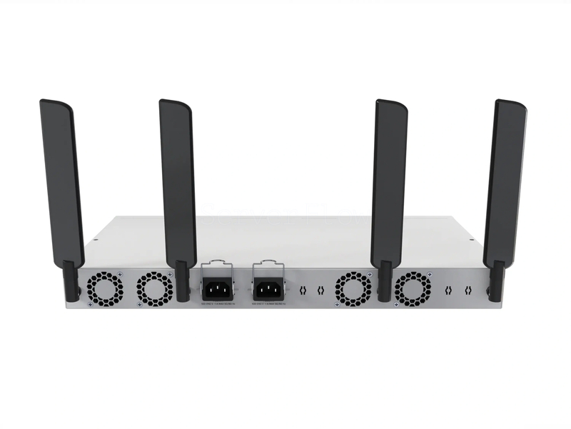 Коммутатор MikroTik CRS418-8P-8G-2S+5axQ2axQ-RM (17x RJ45 1 Гбит/с, 2x SFP+ 10 Гбит/с) 1
