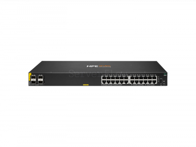 Коммутатор HPE Aruba CX 6000 24G Class4 PoE 4SFP 370W TAA (24x RJ-45 1 Гбит/с, 4x SFP 1 Гбит/с) [S4R26A]
