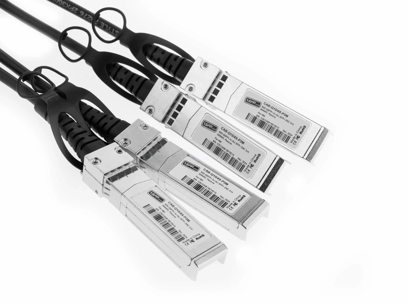 DAC Breakout кабель 10Gtek QSFP+ to 4x SFP+ 3м [CAB-Q10/4S-P3M] 1
