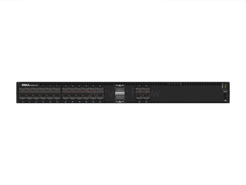 Коммутатор Dell PowerSwitch S4128T-ON IO/PS Airflow (28x RJ45 10 Гбит/с, 2x QSFP28 100 Гбит/с)