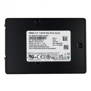 SSD-накопитель Samsung (DELL) PM983 7.68TB 1.3 DWPD (MZQLB7T6HMLA-00AD6)