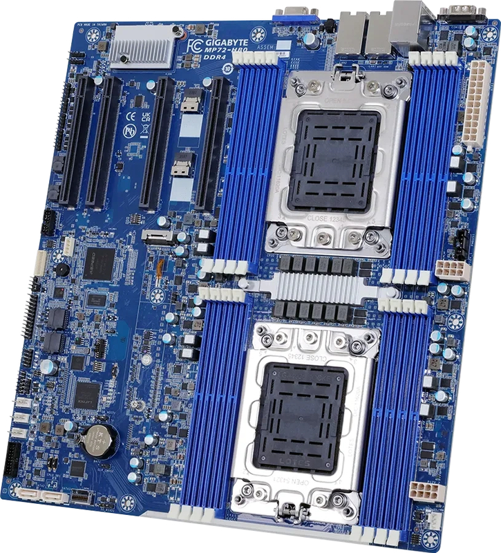 Материнская плата Gigabyte MP72-HB0 Rev 3.0 (E-ATX, 2x LGA4926, 16 DIMM) 1