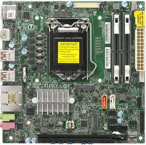 Материнская плата Supermicro X12SCV-LVDS (Mini-ITX, LGA1200, 2 DIMM) [MBD-X12SCV-LVDS]