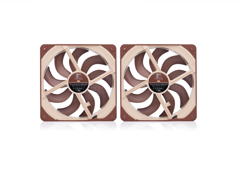 Комплект вентиляторов Noctua NF-A14x25 G2 PWM Sx2-PP 140mm 2