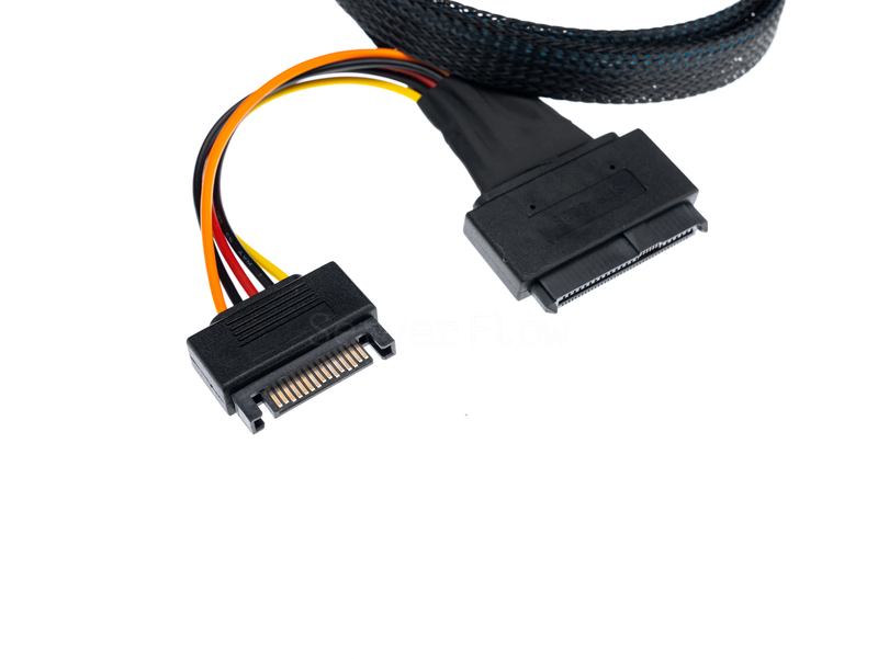 Кабель SFF8611 (Oculink) - U2 (SFF8639) (NVMe) 1м 2