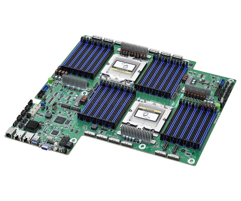 Материнская плата ASRock Rack TURIN2D48G-2L+/500W (Proprietary, 2x SP5, 48 DIMM) 1