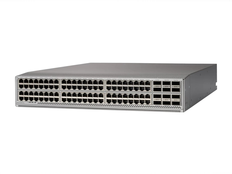 Коммутатор Cisco Nexus N9K-C93216TC-FX2 (96x RJ45 0.1/1/10 Гбит/с, 12x QSFP28 100 Гбит/с) - PI