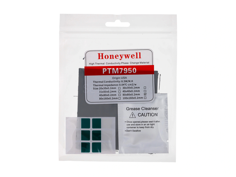 Термопаста HoneyWell PTM7950 [80x80x0.2mm] 1