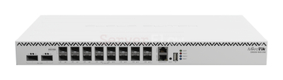 Коммутатор MikroTik CRS518-16XS-2XQ-RM (16x SFP28 25 Гбит/с, 2x QSFP28 100 Гбит/с)