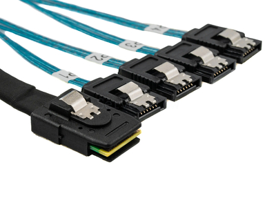 Кабель SFF8087 - 4x SATA 1м