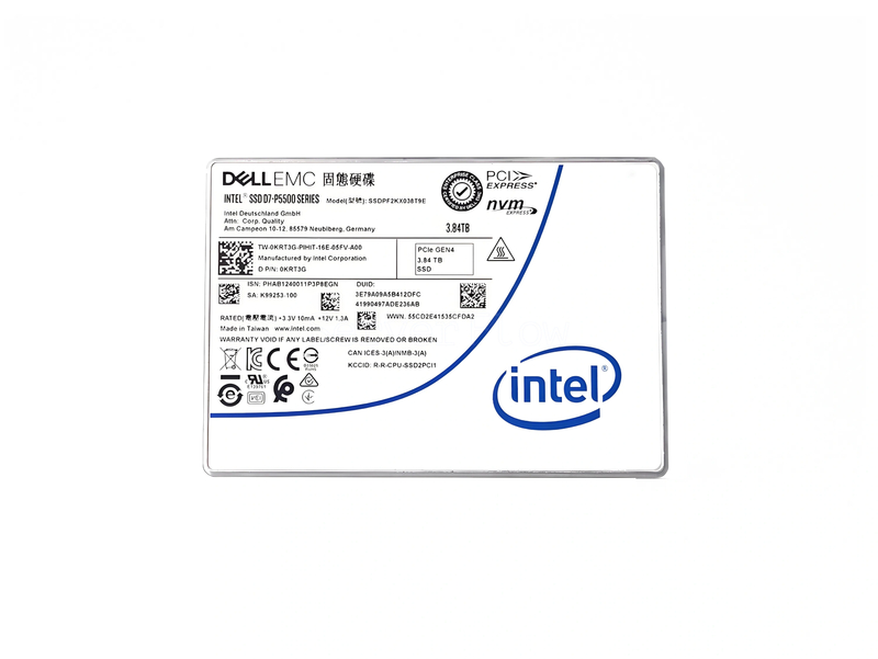 SSD-накопитель Intel D7-P5500 3.84TB 2.5" U.2 [SSDPF2KX038T9N1]