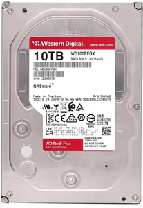 Жесткий диск WD Red Plus 10TB 3.5" SATA 6GB/s [WD100EFGX]