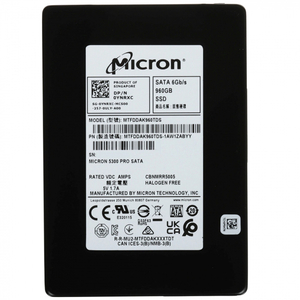SSD-накопитель Micron 5300 PRO 960GB 2.5" 6Gb/s [MTFDDAK960TDS-1AW1ZABYY]