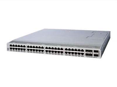 Коммутатор Cisco Nexus N9K-C9348GC-FX3 (48x RJ45 0.1/1 Гбит/с, 4x SFP28 25 Гбит/с, 2x QSFP28 100 Гбит/с) - PE