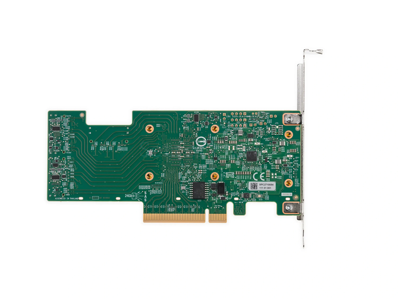 HBA адаптер Broadcom 9600-24i (NVMe/SAS/SATA 24GB/s, no cache) 1