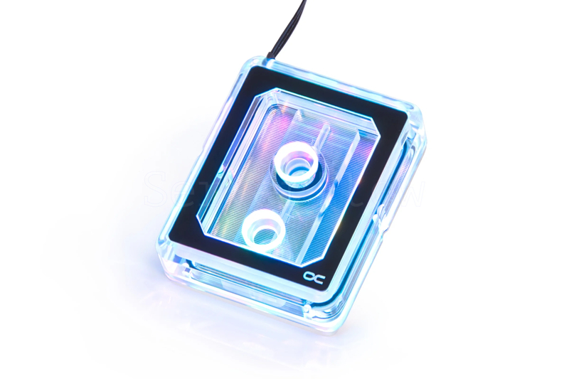 Водоблок Alphacool Eisblock XPX Pro Aurora Light - Acryl (LGA4189/LGA4677 / TR4, 1U) [4250197129817]