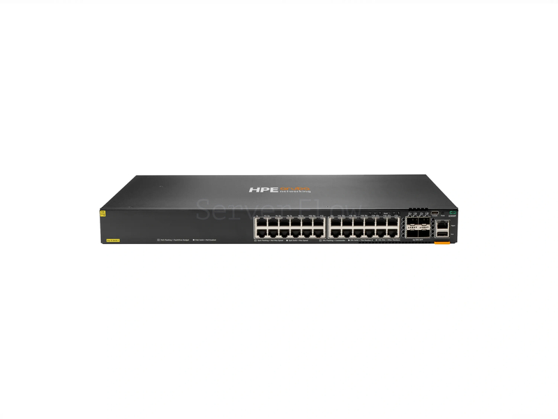 Коммутатор HPE Aruba CX 6300F 24G Class4 PoE 4SFP56 TAA (24x RJ-45 1 Гбит/с, 4x SFP56 50 Гбит/с) [S0G96A]