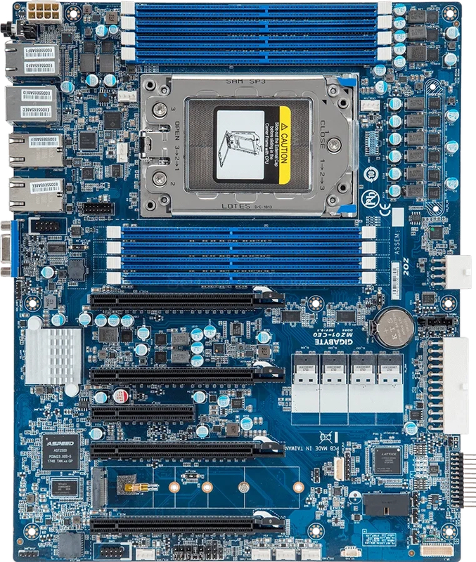 Материнская плата Gigabyte MZ01-CE0 Rev 3.x (ATX, SP3, 8 DIMM)