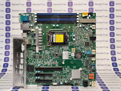 Материнская плата Supermicro X12STH-F (Micro-ATX, E-2300, 4 DIMM,  C256, Intel i210)