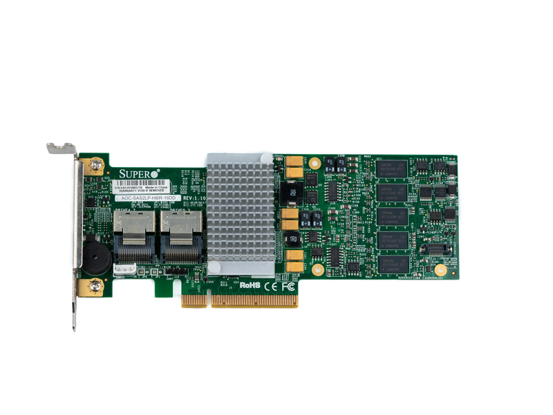 RAID контроллер Supermicro AOC-SAS2LP-H8IR (SAS/SATA 6GB/s, 512MB Cache)