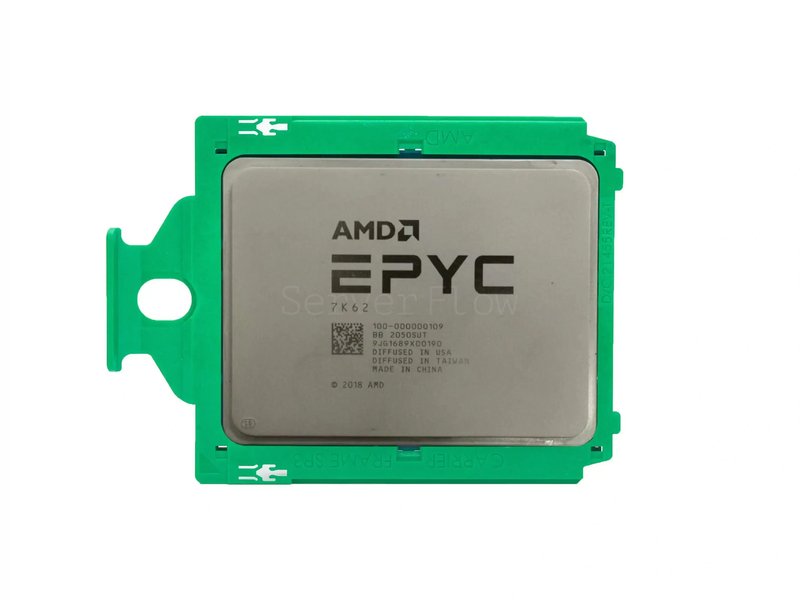 Процессор AMD EPYC 7K62 (48c/96t, 2.6GHz-3.3GHz, 240W)