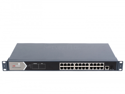 Коммутатор Hikvision DS-3E0526P-E (24x 1 Гбит/с PoE, 1x RJ45/SFP 1 Гбит/с)