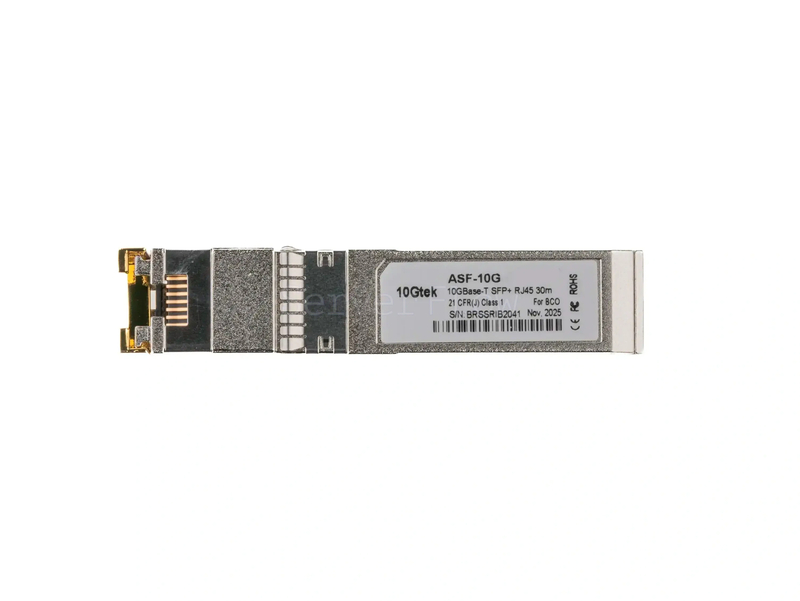 Переходной модуль 1SFPcom SFP+ to RJ45 (10G/5G/2.5G/1GBASE-T, 30m) [ASF-10G2-T]