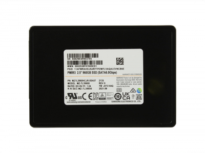 SSD-накопитель Samsung PM893 960GB 2.5" 6Gb/s [MZ7L3960HCJR-00W07]