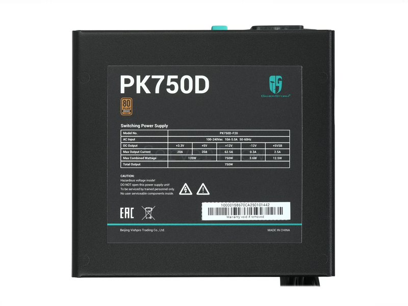 Блок питания DeepCool PL750D ATX 3.0 (750W, ATX) 2