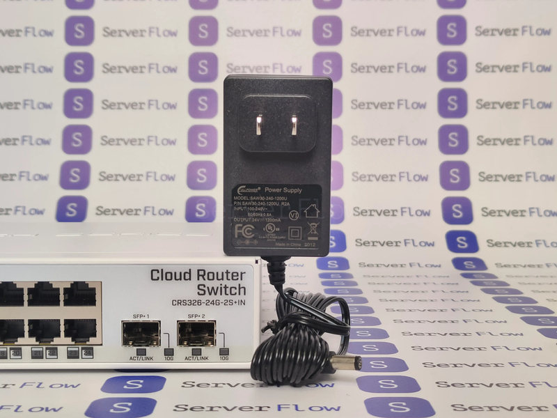 Коммутатор MikroTik CRS326-24G-2S+IN (24x RJ45 1 Гбит/с, 2x SFP+ 10 Гбит/с) 5