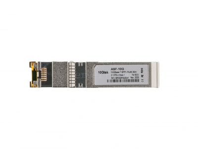 Переходной модуль 1SFPcom SFP+ to RJ45 (10G/5G/2.5G/1GBASE-T, 30m) [ASF-10G2-T]