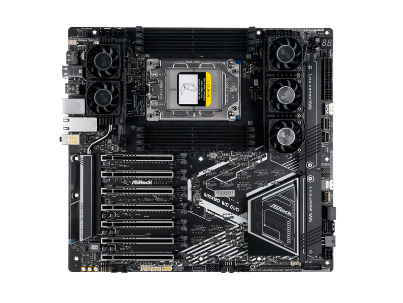 Материнская плата ASRock WRX90 WS EVO (EEB, sTR5, 8 DIMM)