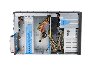 Серверный корпус Supermicro 747BTQ-R2K04B (4U, 8 LFF, 2x БП 2000W)