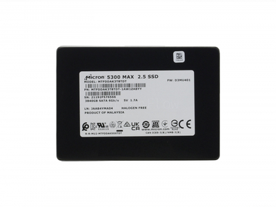 SSD-накопитель Micron 5300 MAX 3.84TB 2.5" SATA 6Gb/s [MTFDDAK3T8TDT]