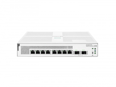 Коммутатор HPE Networking Instant On 1930 8G Class4 PoE 2SFP  (8x RJ-45 1 Гбит/с, 2x SFP 1 Гбит/с) [JL681A]