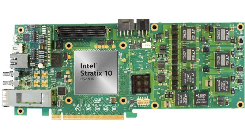 Сетевая карта ускоритель Intel Stratix 10 GX FPGA H-Tile [DK-DEV-1SGX-H-A]