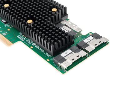 HBA адаптер Broadcom 9600-24i (NVMe/SAS/SATA 24GB/s, no cache)