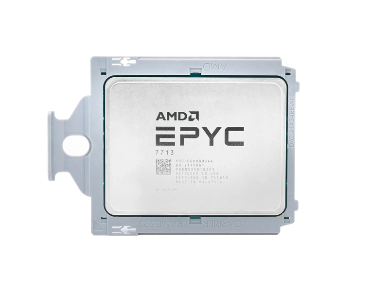 Процессор AMD EPYC 7713 (64c/128t, 2.0GHz-3.675GHz, 240W)