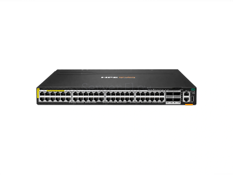 Коммутатор HPE Aruba CX 6300M 48SR10 Class8 PoE 4QSFP28 MACsec (48x RJ-45 10 Гбит/с, 4x QSFP28 100 Гбит/с) [S0E91A]