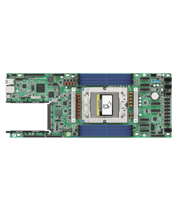 Материнская плата ASRock Rack GENOAD8HM3 (Half-Width, SP5, 8 DIMM)