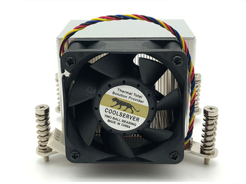 Кулер COOLSERVER CS-AM4-2U6CA (2U, Active, AM4, 125W) 2