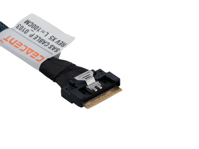 Кабель Slimline SAS SFF8654-8i - 2x U2/U3 (SFF8639)  0.8м 2