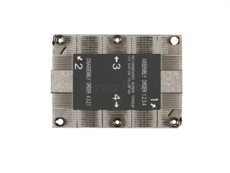 Радиатор Supermicro SNK-P0067PSMB (1U, Passive, LGA3647 Narrow, 165W) 1